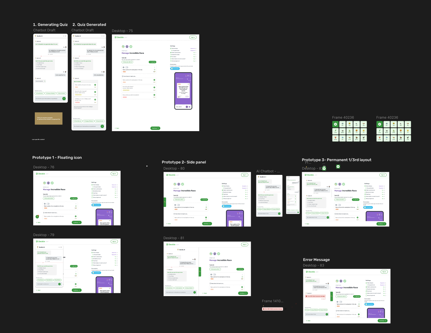 Deckle AI Chatbot Interface